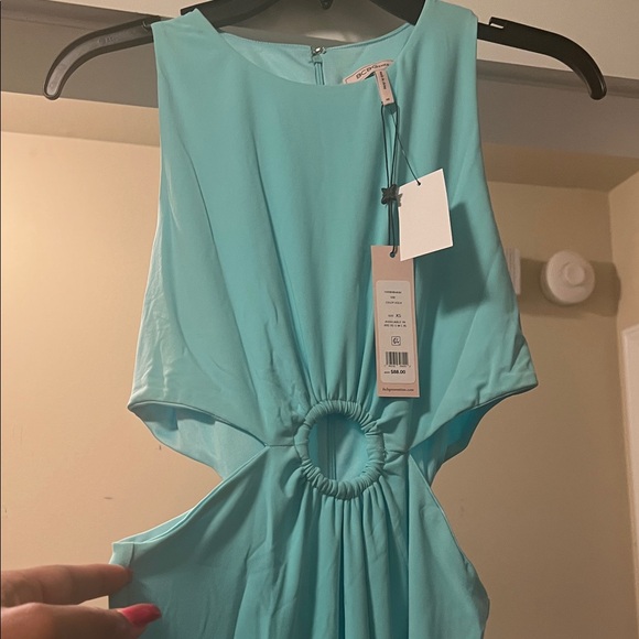 BCBGeneration Cutout Aqua Dress - Picture 3 of 5